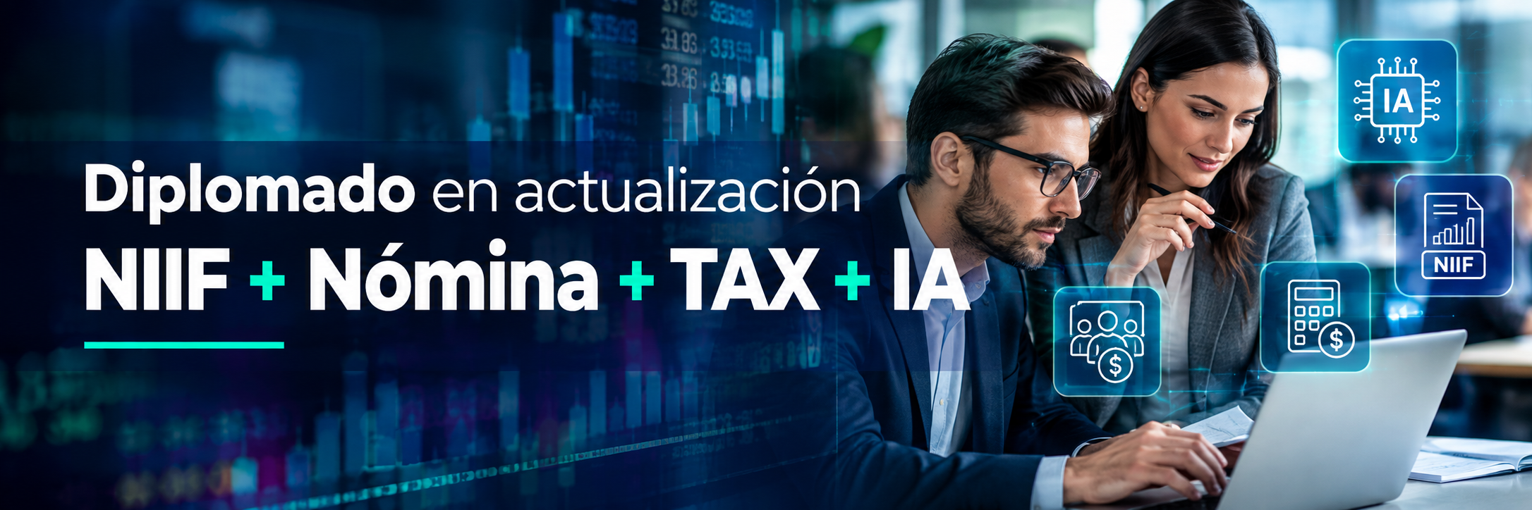 Diplomado en actualización NIIF + Nómina + TAX + IA_ IGB